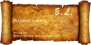Bujdos Laura névjegykártya